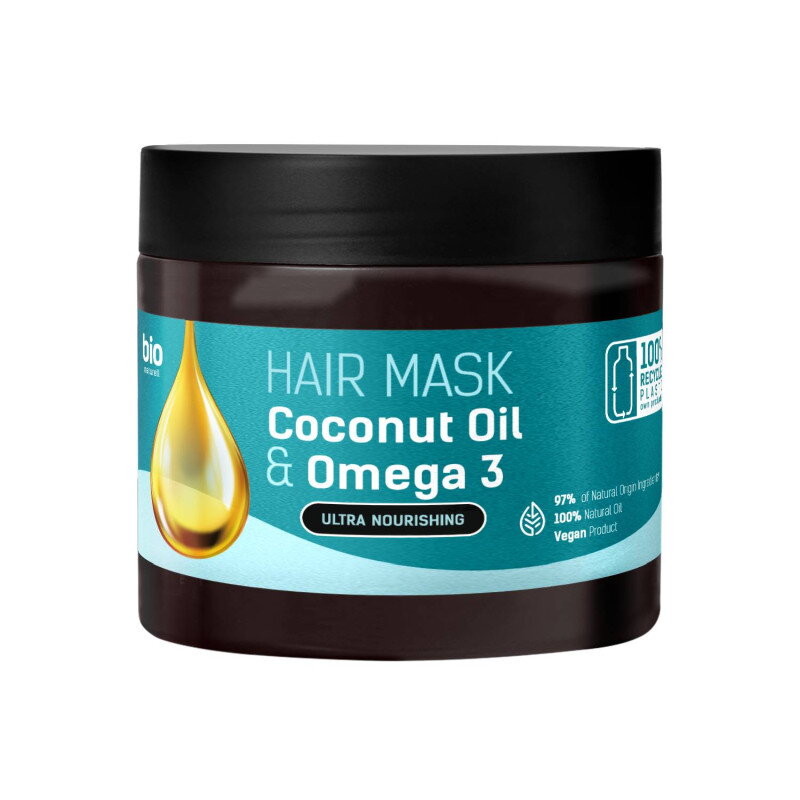 BIO naturell hair mask Coconut Oil & Omega 3 - 295ml