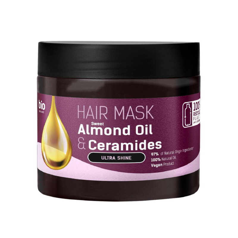 BIO naturell hair mask Sweet Almond Oil & Ceramides - 295ml